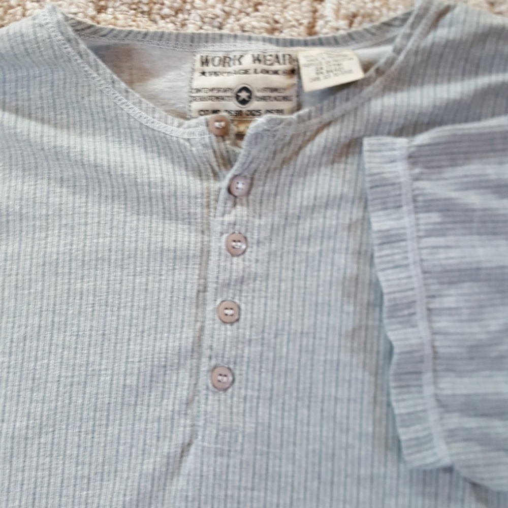 Vintage Look Work Wear Top